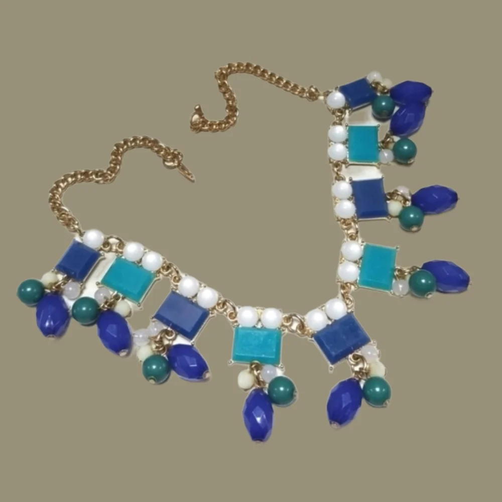 Vintage Avon Colorful Designer Statement Necklace